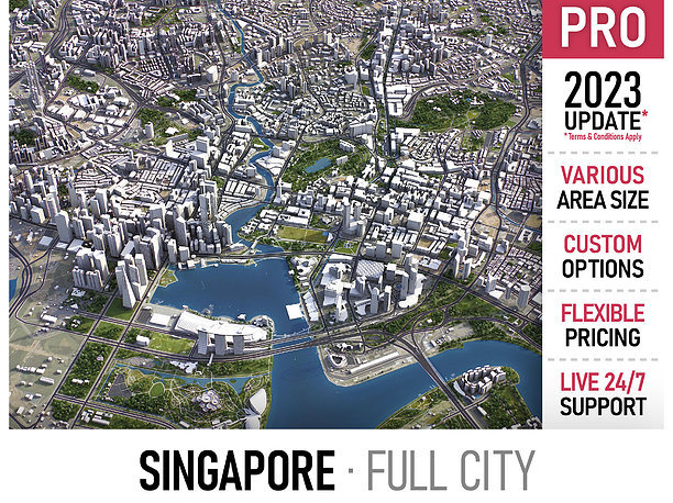 Singapore 3D asset realtime