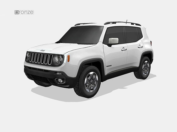 3D asset Jeep Renegade 2016