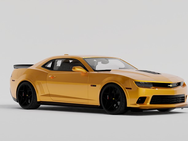 Camaro z28 2015 3D asset