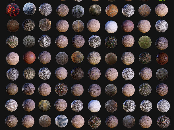 3D model 100 Ground Terrain Seamless PBR