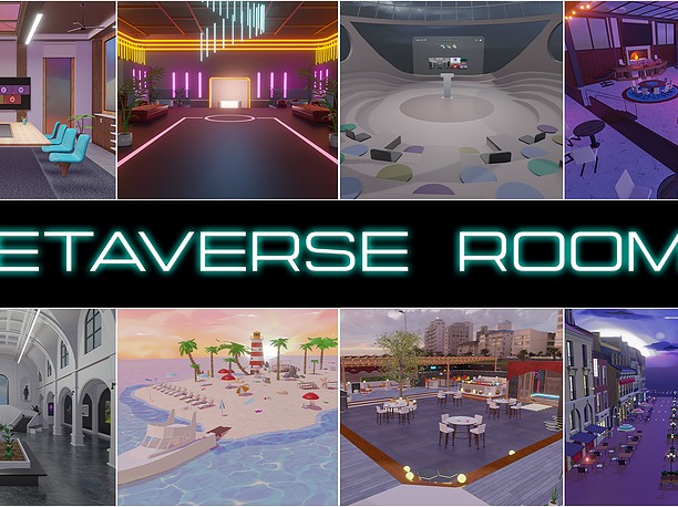 Metaverse Rooms 3D asset