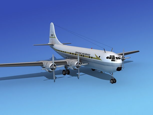 3D Boeing 377 Strategic Air Services