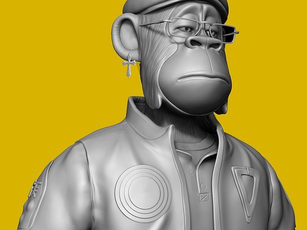 3D printable model nft Hapebeast