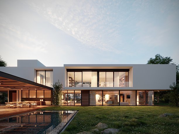Casa GP Exterior Scene 3D