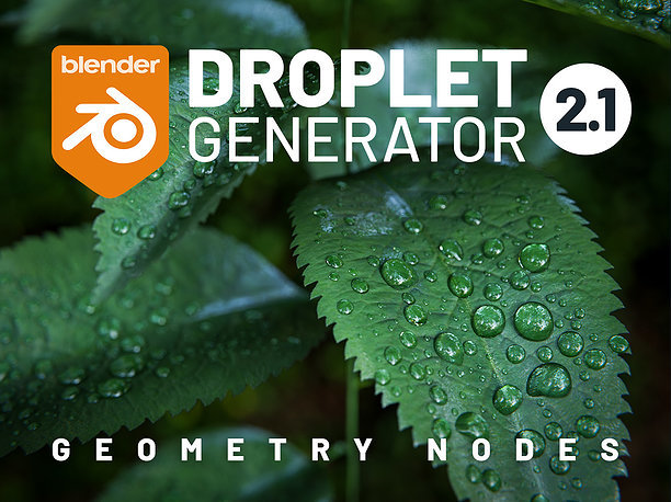 Droplet Generator for Blender 3D model animated