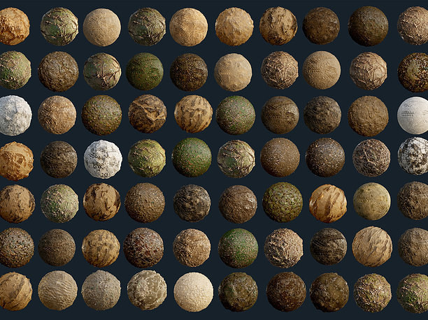 3D 70 Ground Seamless PBR Texture Pack