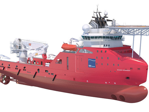 Construction Anchor Handling Vessel SKANDI SKANSEN 3D