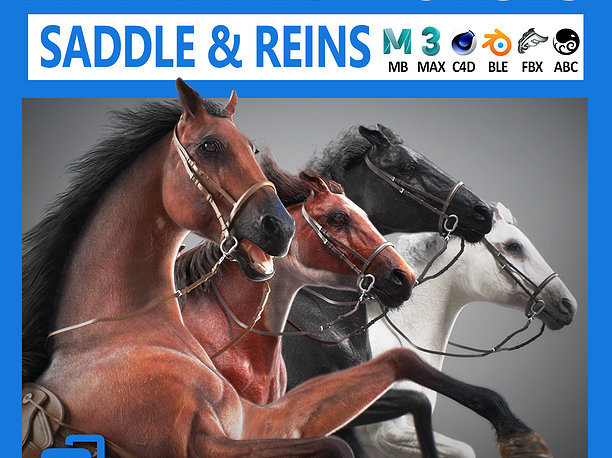 3D Animated Horses v5