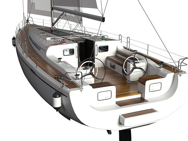 watercraft Sailboat 3D model
