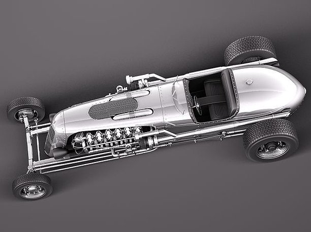 3D Jay Leno Tank Car Hot Rod