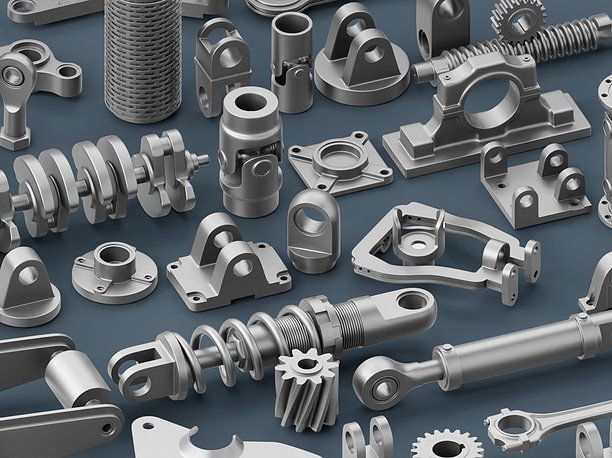 Hard Surface Mechanical Kitbash Volume 1 3D asset
