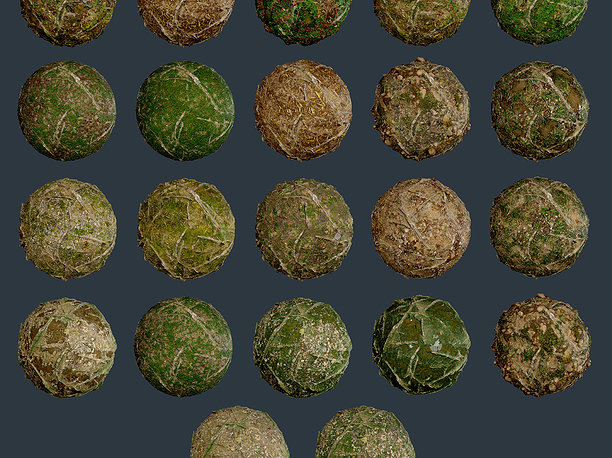 22 Ground Forrest Seamless PBR Texture Pack 3D
