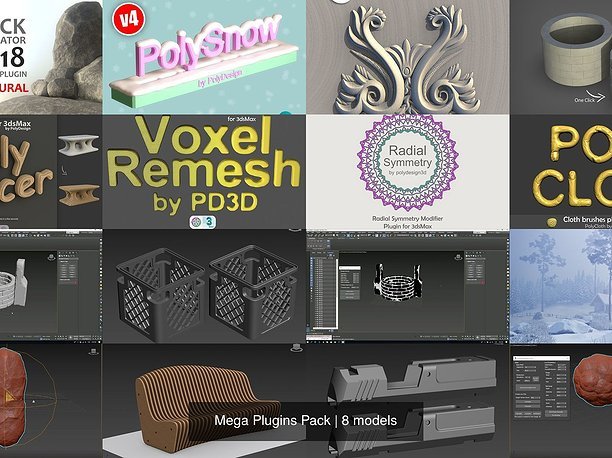Mega Plugins Pack 3D model