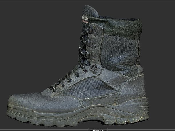 3D model Military Boot