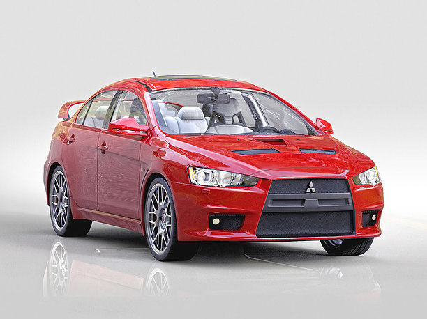 Mitsubishi Evolution X 3D