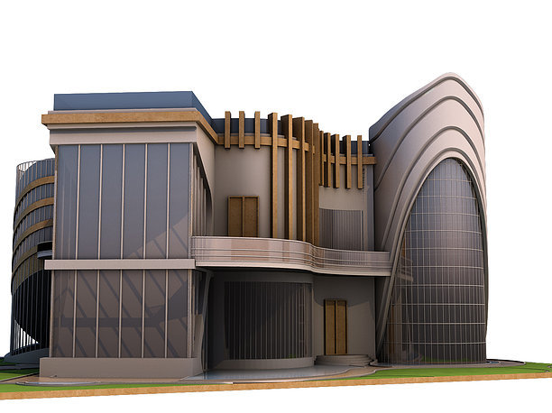 0020 - New Modern Villa - 2Ds Drawing - 3Ds Files