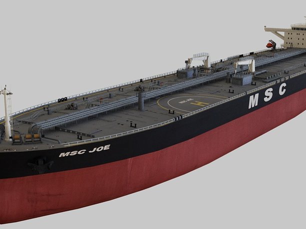 Oil Tanker 3D model VR / AR ready
