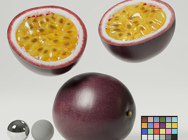 3D model Passionfruit - Var02