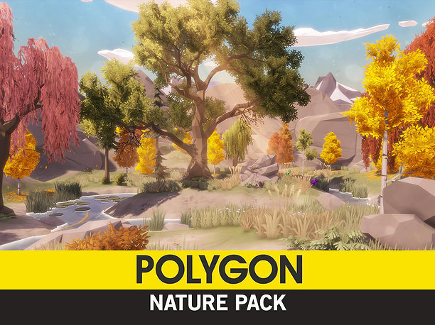 POLYGON - Nature Pack 3D asset
