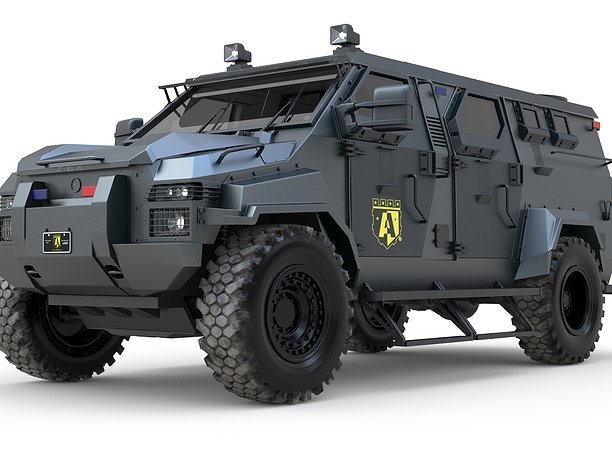 3D model Pit-Bull VX SWAT Truck