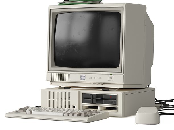 3D model IBM PCjr