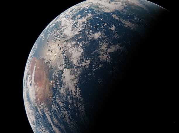 Photorealistic Earth 16K textures 3D asset