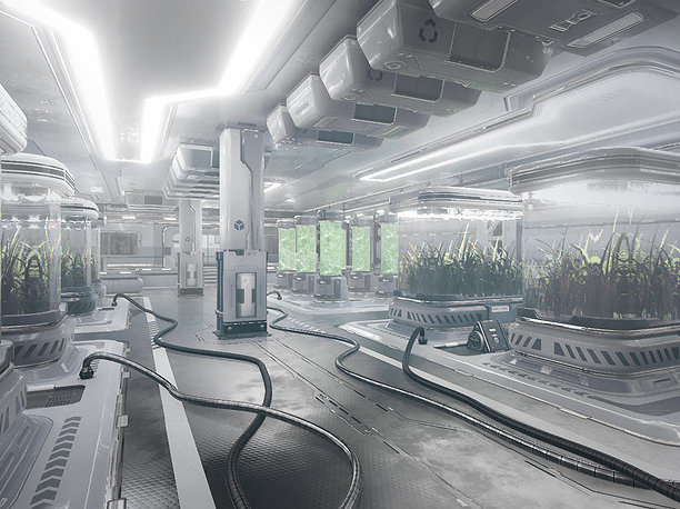 3D model Sci-Fi Facility