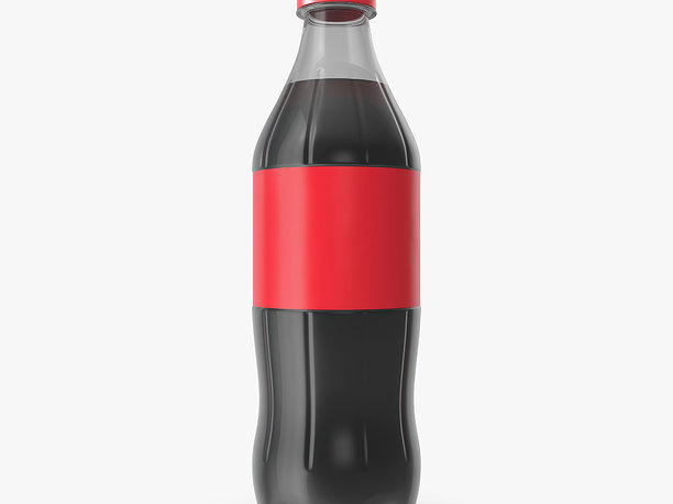 3D model Cola Bottle 500 ml V2
