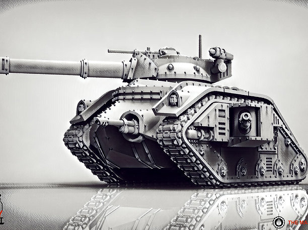 Feudal Guard Battle Tank 3D printable model