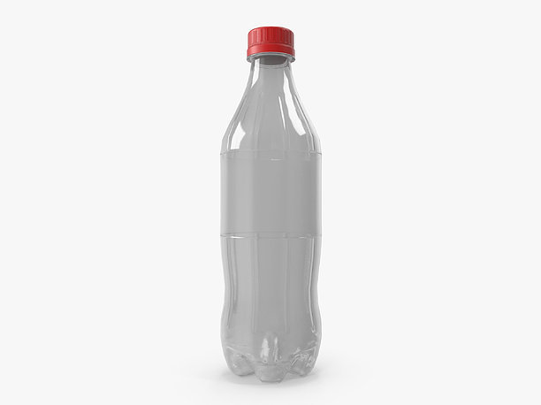 3D model Soda Bottle Empty Low Poly