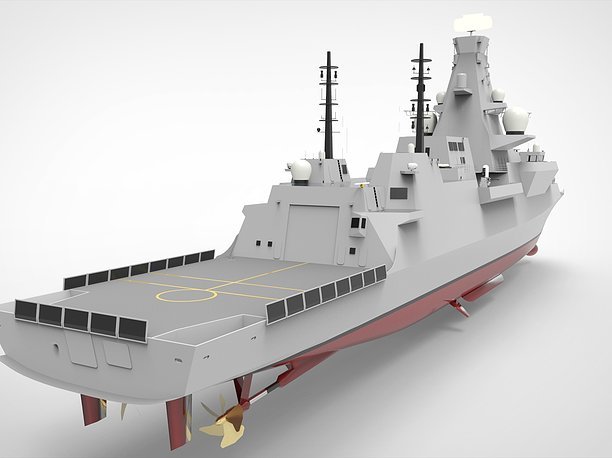 3D model Frigate Type 0